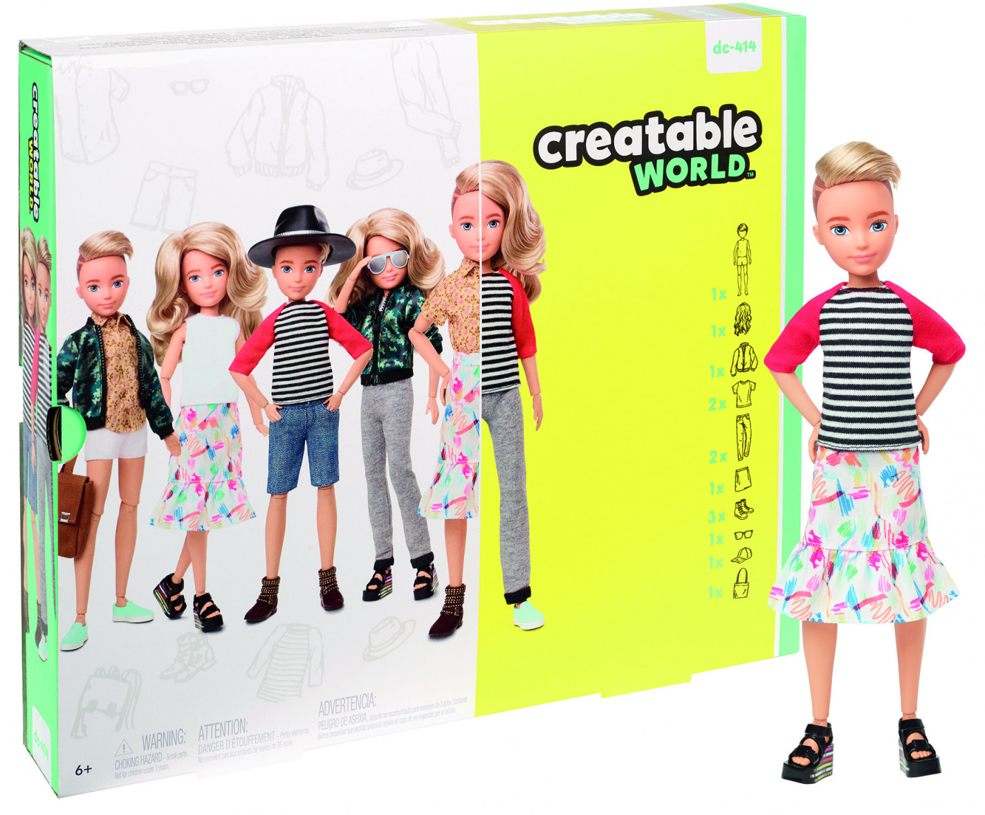 Creatable World Blonde hair