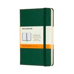 Cuaderno Moleskine Classic pocket raya tapa dura verde mirto