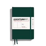 Libreta A5 Leuchtturm 1917 Medium tapa blanda Liso Forest Green