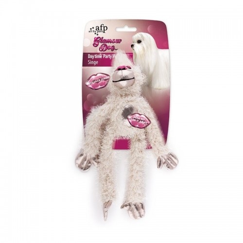 All for paws mono de peluche blanco para perros