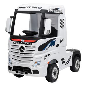 Camión infantil eléctrico Mercedes Actros Blanco