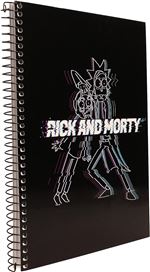 Libreta espiral Rick y Morty Glitch