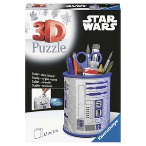 Ravensburger - Star Wars - Puzzle 3D Portalápices Star Wars, 57 piezas ㅤ