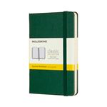 Cuaderno Moleskine Classic pocket cuadros tapa dura verde mirto