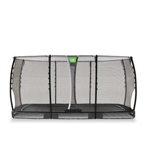 Exit - Cama elástica de suelo Allure Classic 244 x 427 cm negro