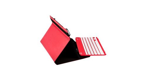 Funda con teclado SilverHT Universal Gripcase Rojo para tablet 9- 10,1"