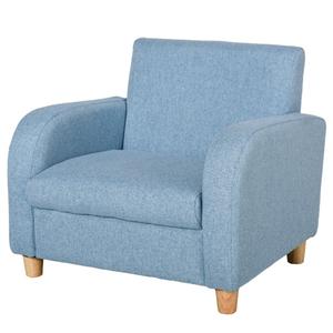 Homcom - Sillón tela infantil Azul