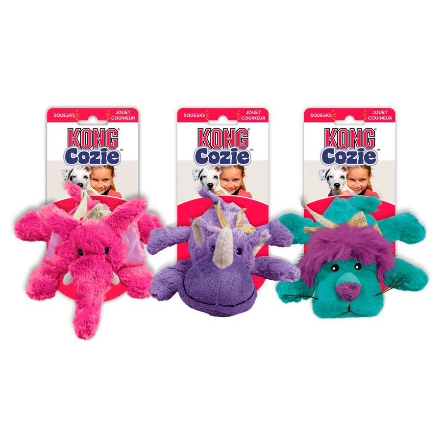 Kong Cozie Brights Animales de peluche para perros