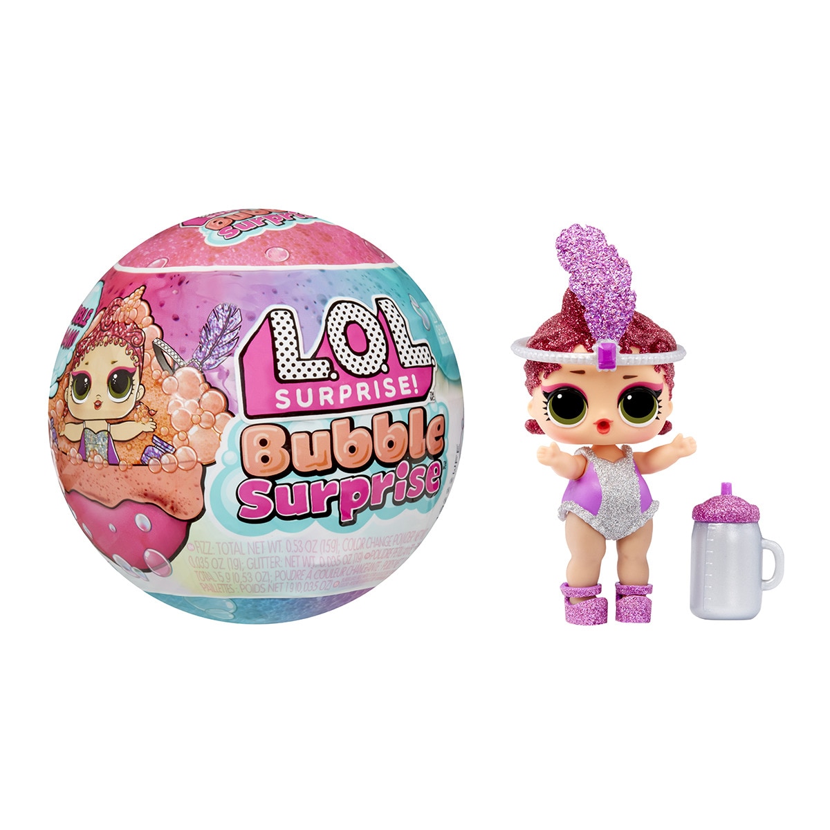 Lol Surprise - Muñecas pequeñas y Accesorios surtidas en Bola Sorpresa Bubble Surprise  L.O.L. Surprise.