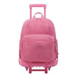 Mochila escolar con ruedas grande Totto Trik rosa