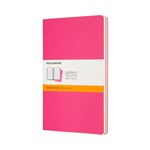 Set 3 cuadernos Moleskine Cahier Journals L rayas rosa cinético
