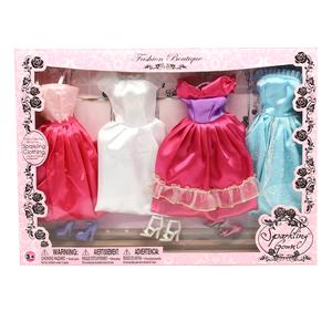 Set de 4 Vestidos de Muñeca