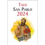 Taco calendario de mesa 2024 San Pablo