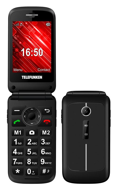 Teléfono móvil Telefunken S430 Negro