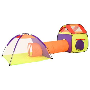 Tienda De Juegos Para Niños Multicolor 338x123x111 Cm Vidaxl