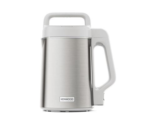 Batidora de vaso - Kenwood SoupEasy CBL01.000BS, 5 programas, velocidad automática, mantenimiento de calor, 1000W, 1.5 l, Blanco/ Plata