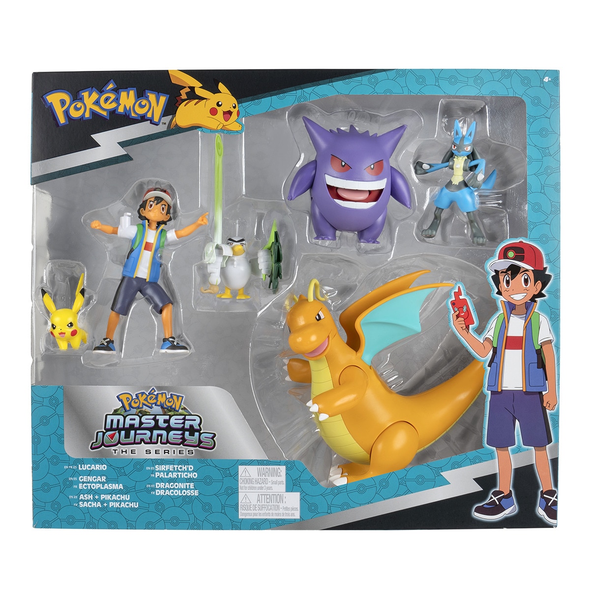 Bizak - Pack De 5 Figuras De Batalla De La Serie Viajes Pokemon.