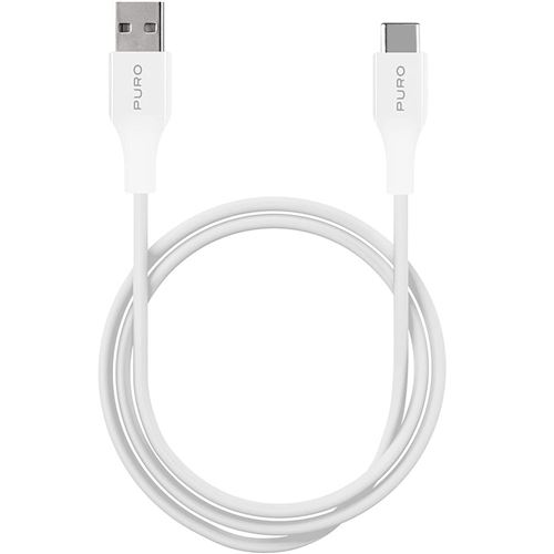 Cable Puro USB-C/USB-A Blanco 1 m