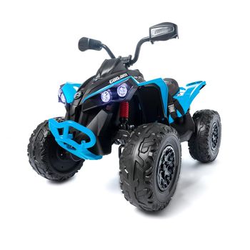 Can Am Renegade Quad Infantil 24v Azul - Coche Eléctrico Infantil Para Niños Batería 24v Con Mando Control Remoto