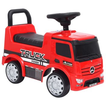 Coche Para Niños Mercedes Benz Truck Rojo Vidaxl