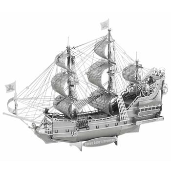 Iconx Kit Modelo A Escala 3d Cortado Láser Queen Anne's Revenge 575009 Iconx