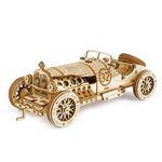 Puzzle 3D de madera Robotime Coche Grand Prix V8