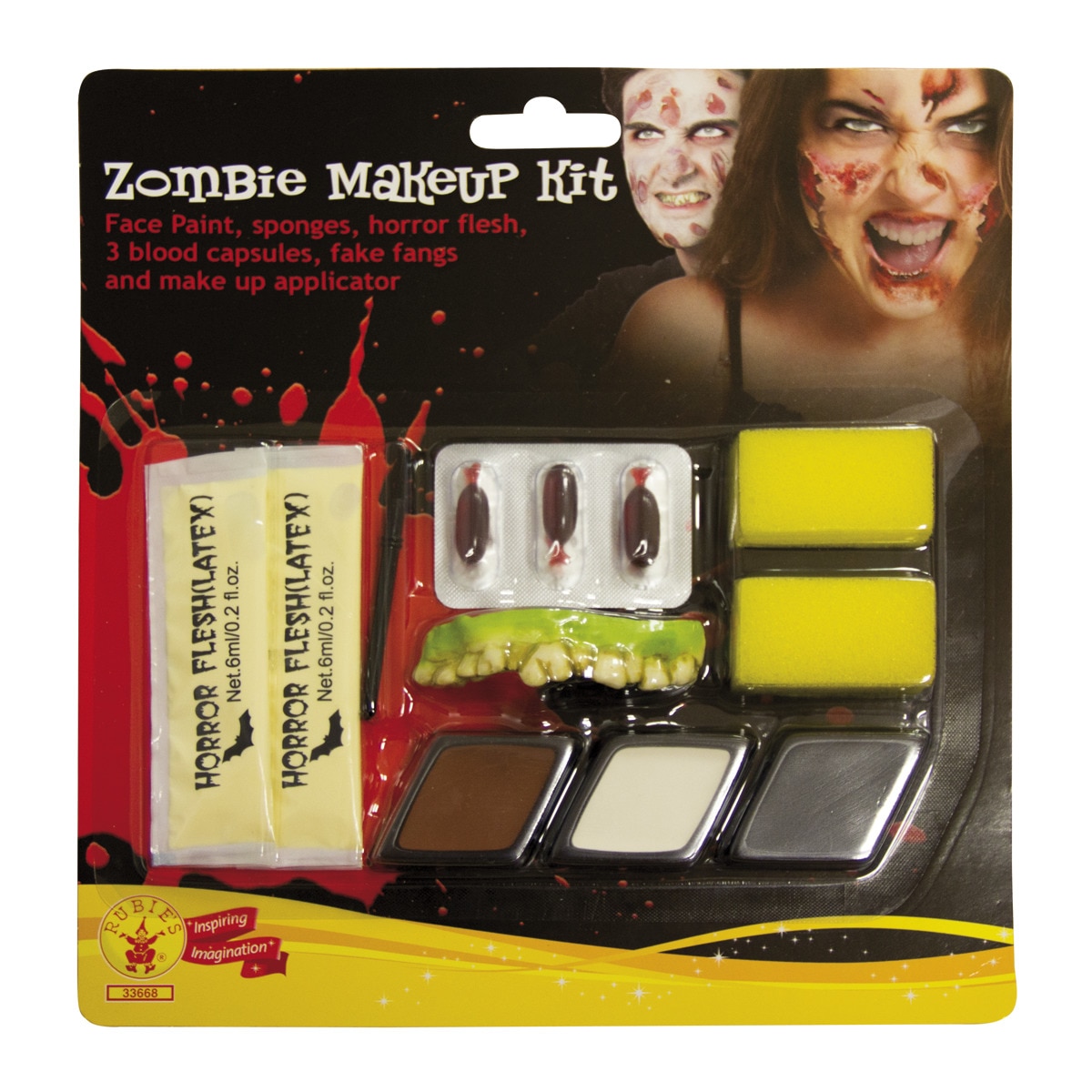 Rubies - Kit Maquillaje Zombie Hombre