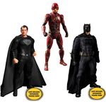 Set 3 figuras Mezco Toys One:12 Collection DC La Liga de la Justicia de Zack Snyder 15cm