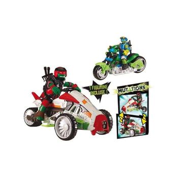 Tortugas Ninja Vehículos + Figura 1 Unid