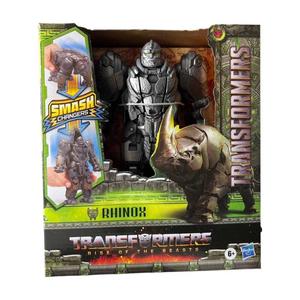 Hasbro - Transformers - Transformers: Figura de Acción Convertible Smash Changer Rhinox 22,5 cm ㅤ