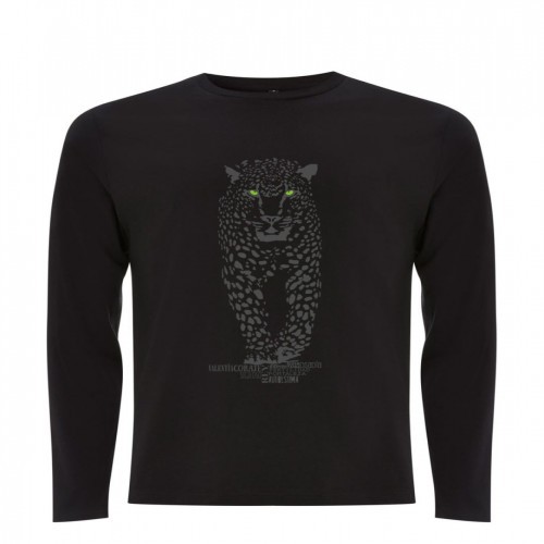 Camiseta unisex jaguar color Negro