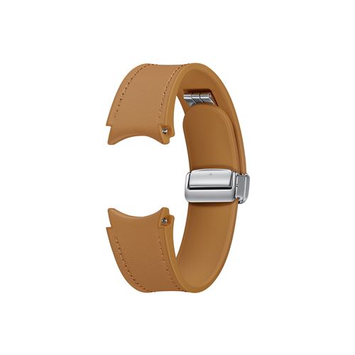 Correa de piel Samsung D-Buckle Hybrid Eco Camel para Galaxy Watch 6 / 6  Classic - Talla M/L