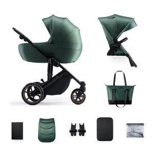 Kinderkraft - Dúo Prime 2 Pro Dark Green