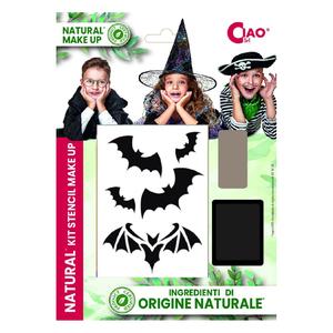 Maquillaje natural con plantillas Halloween