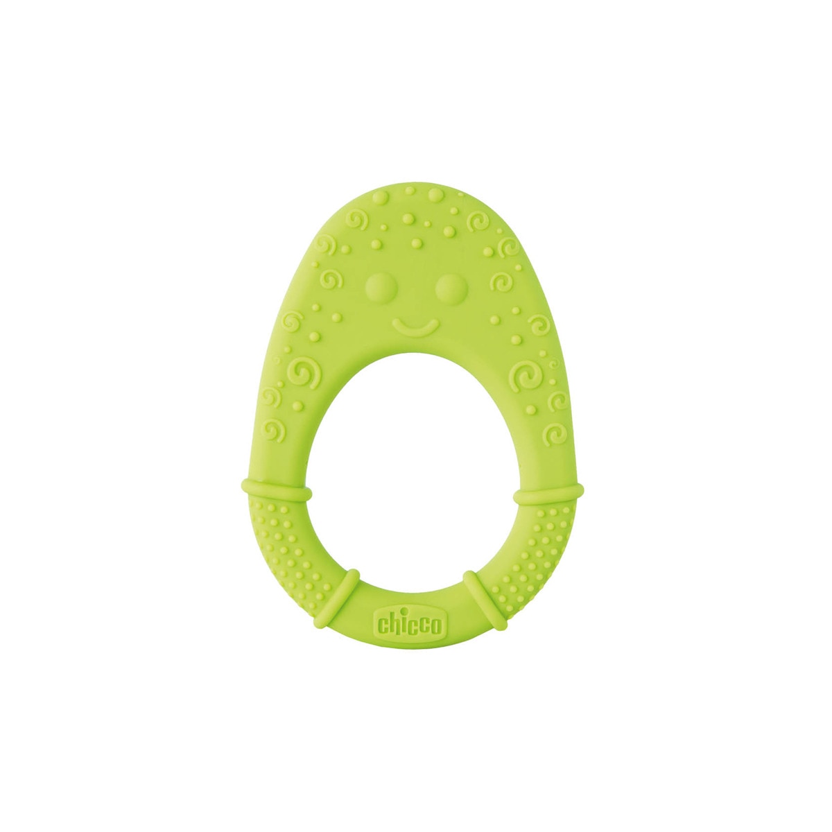 Chicco - Mordedor supersoft aguacate Chicco.