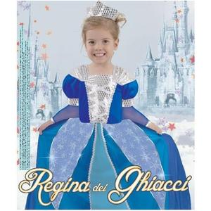 Disfraz infantil de reina de hielo 4-6 años