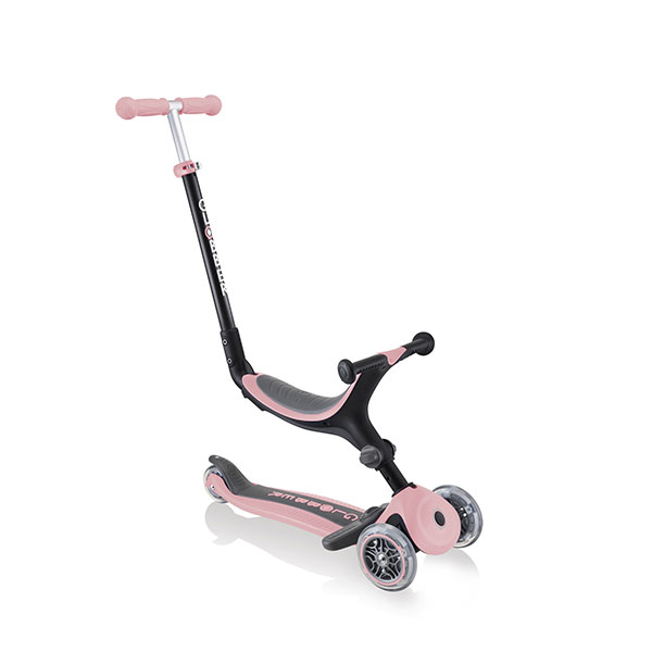 Patinete go up plegable rosa pastel