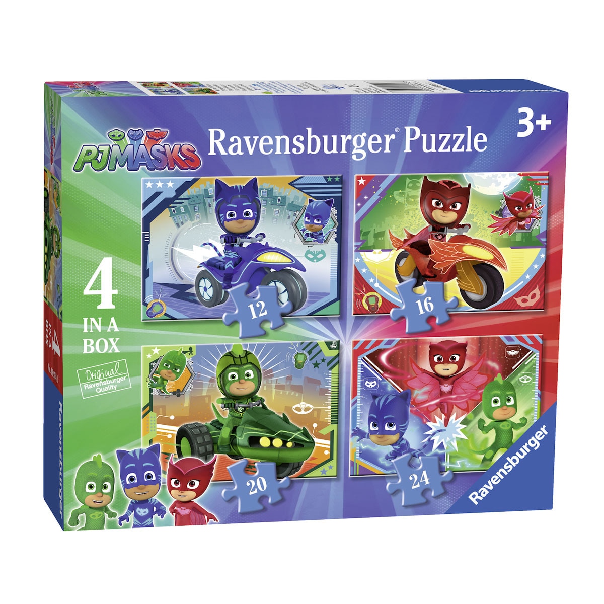 Ravensburger - Puzzle 4 In A Box PJ Mask.