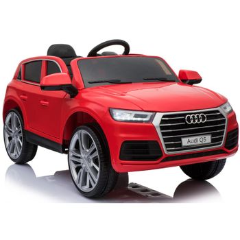 Audi Q5 Licenciado 12v Rojo - Coche Eléctrico Infantil Para Niños Batería 12v Con Mando Control Remoto