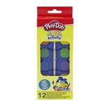 Caja Play-Doh 12 acuarelas 27 mm