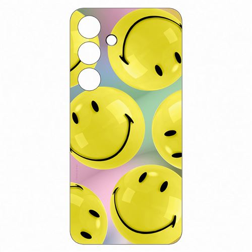 Funda Samsung FlipSuit Smiley  amarilla para Galaxy S25