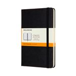 Notebook Moleskine clásico mediano raya tapa dura negro