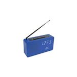 Radio reloj despertador Fisura azul