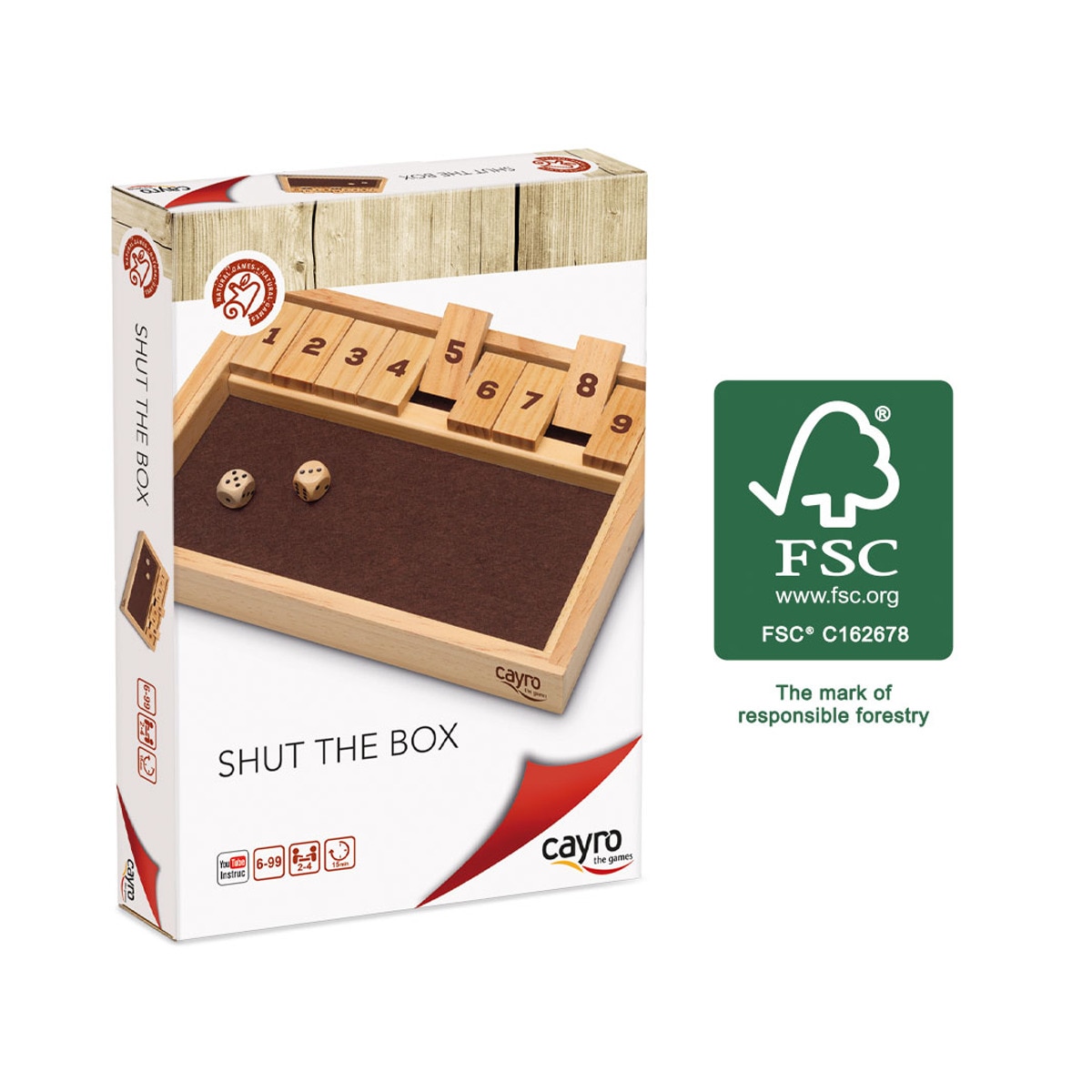 Cayro - Shut The Box Madera