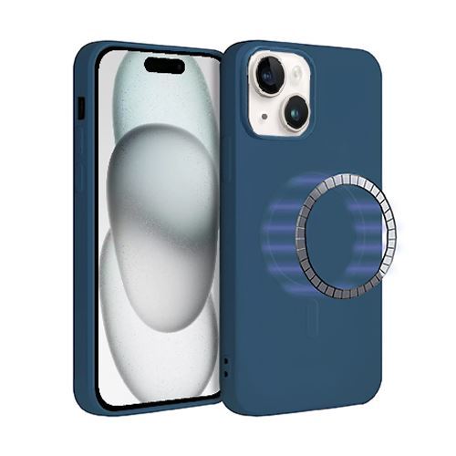 Funda con MagSafe Icoveri Azul para iPhone 15