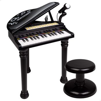 Piano Infantil Cola De  C/micro Y Taburete 31 Teclas Bontempi