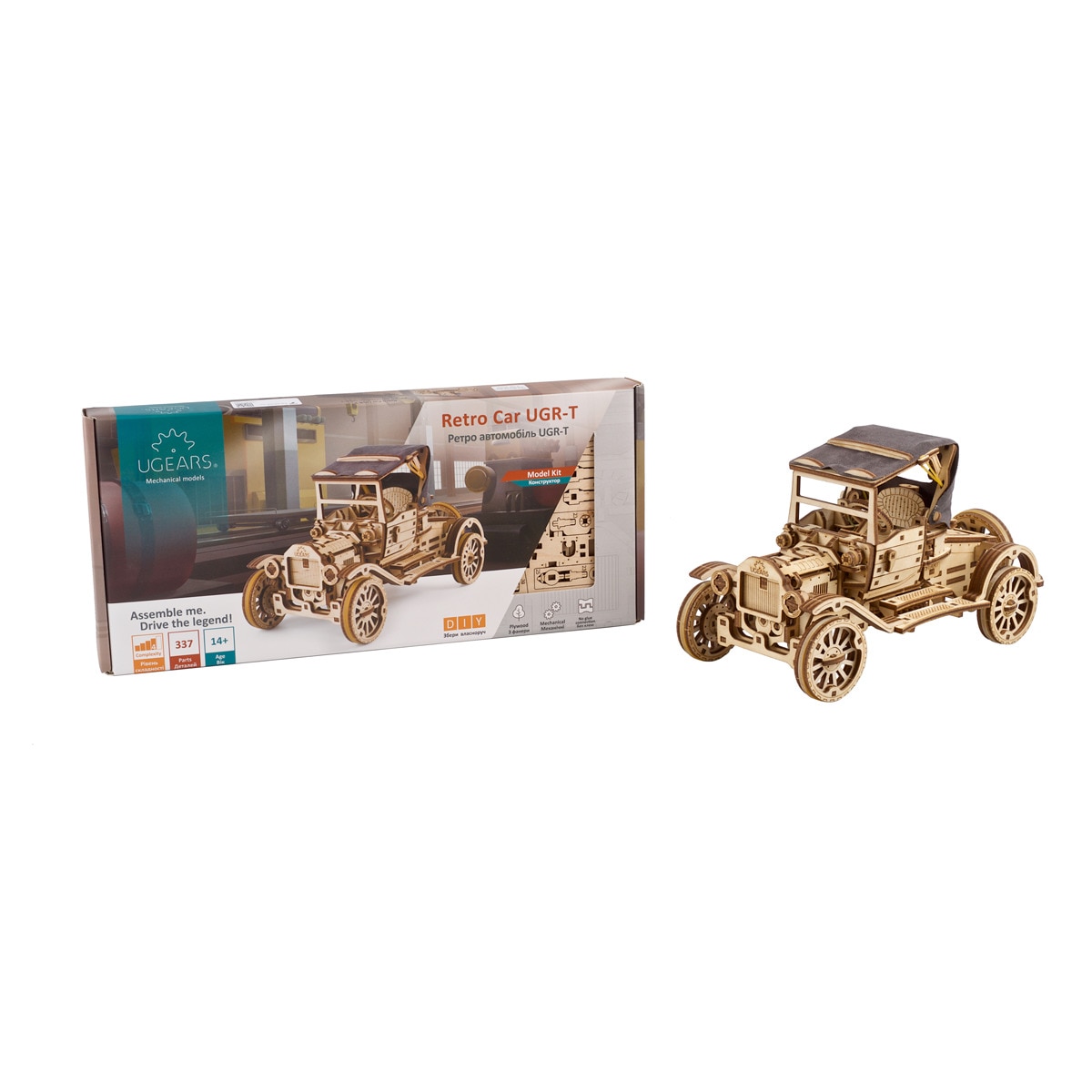 Ugears - Maqueta Ugears T Retro car..