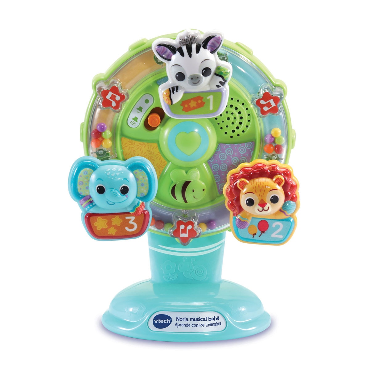 VTech - Noria Interactiva Musical Bebé Aprende Con Los Animales Baby