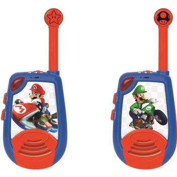 Walkie-talkies Digitales Para Niños Mario Kart, Alcance 2 Km Lexibook