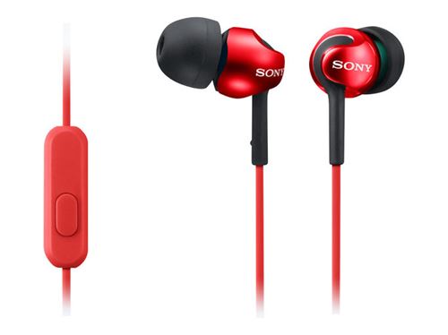 Auriculares Sony MDR-EX110AP Rojo